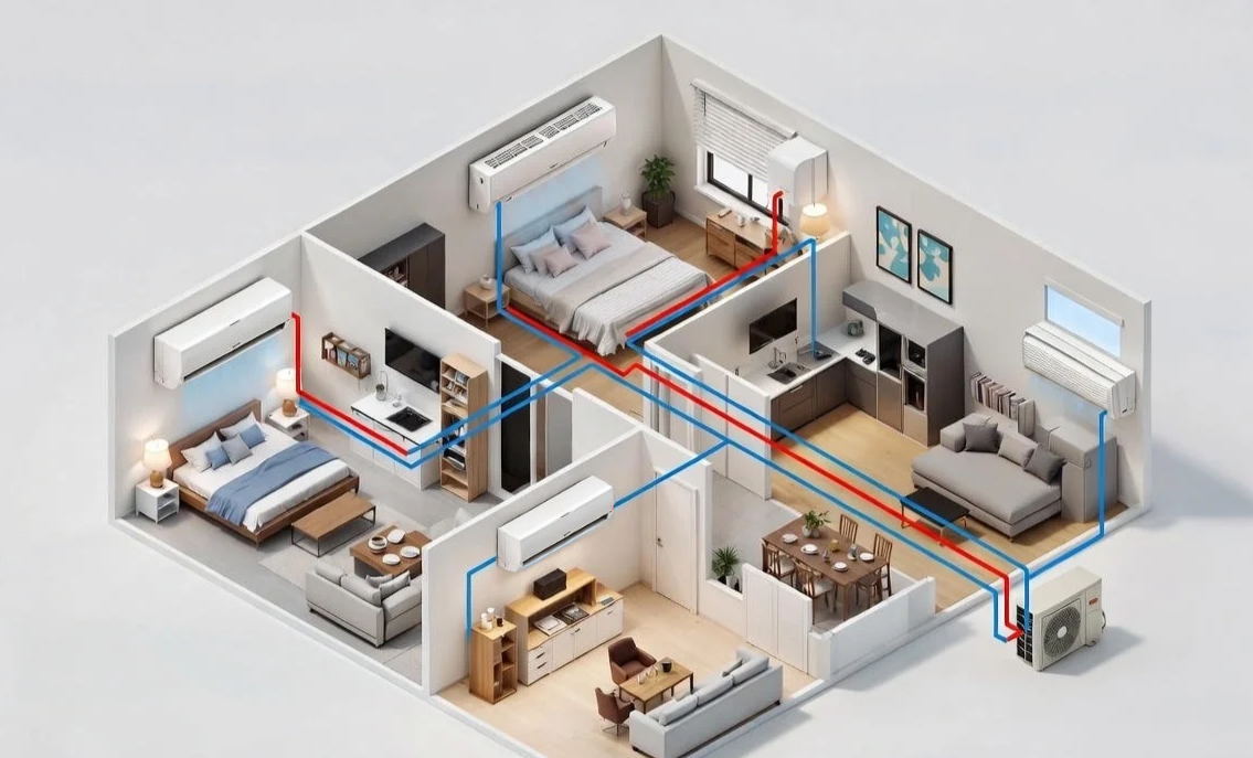 How does Multi-Head Split System Work?