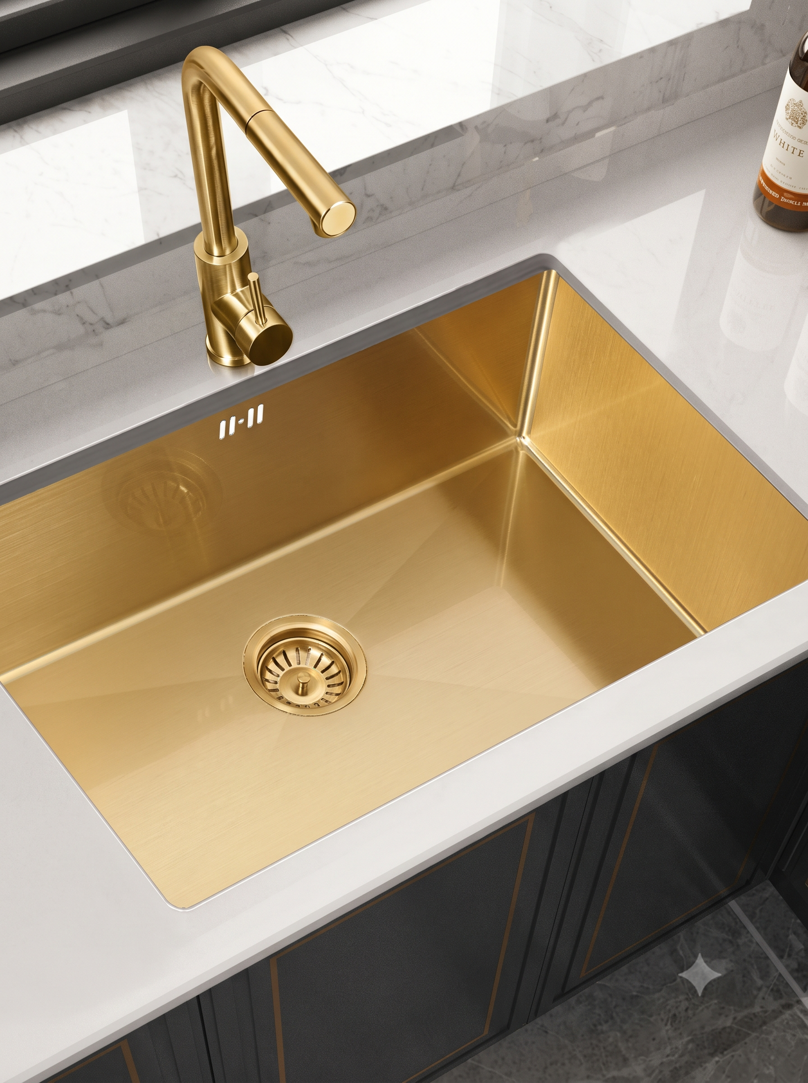Suizak granite under-mount kitchen sink