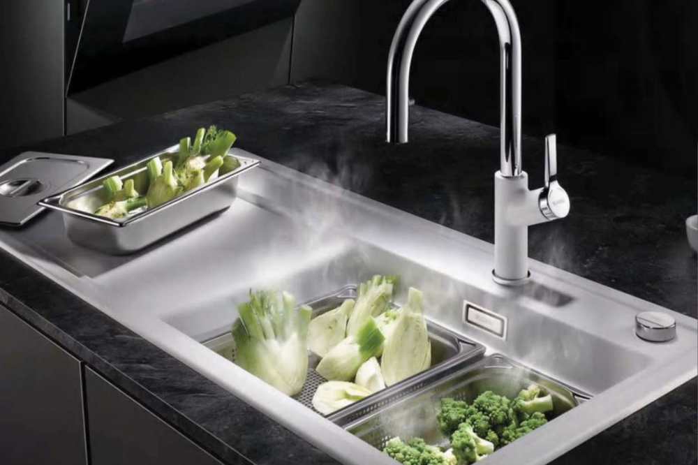 Suizak granite top-mount kitchen sink